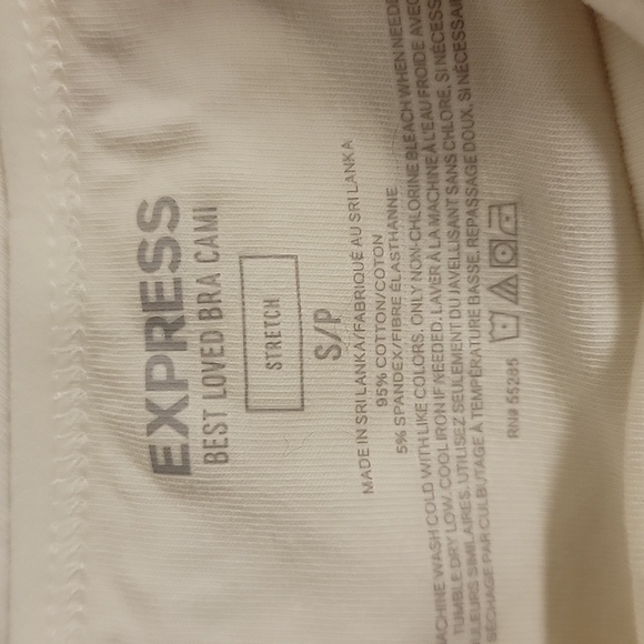 Express Best Loved Bra Cami Size S/P - Picture 3 of 3
